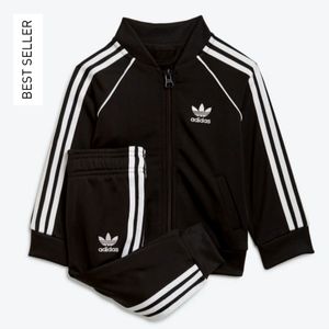 Adidas Black & White Track Suit 6M